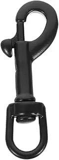 Diving Hook Hooks Underwater Hook Single Swivel Hook Underwater Bolt Snap Hook Fishing Snap Swivels Practical Bolt Snap Scuba Bolt Snap Flag Clasp Black Stainless Steel