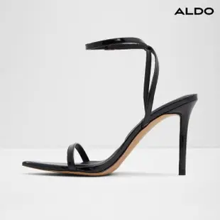 【ALDO】TULIPA-時尚完美繞踝細跟高跟涼鞋-女鞋(黑色)