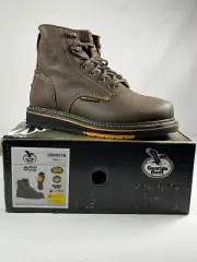 Georgia Boot AMP LT Power Wedge GB00518 Mens Brown Work Boots Size 8 M