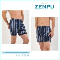 在飛比找Yahoo!奇摩拍賣優惠-【ZENPU】英國LIGHT&DARK針織超柔軟條紋平口褲無
