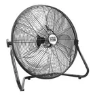 Floor Fan 20 in. Black High-Velocity 90 Degree Tilt Adjustment Skid-Resistant