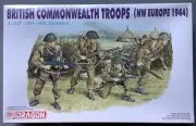 Dragon 6055 British Commonwealth Troops NW Europe 1944 1:35 Scale Model Kit