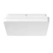 SUNSET-250 Square LED Oyster Light Trio 15w in White
