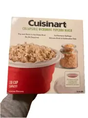Cuisinart Collapsible Microwave Popcorn Maker 10 Cup Capacity CTG-00-MPM