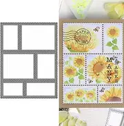 DzIxY Geometric Stamp Border Metal Cutting Dies for Card Making Kit Embossing Paper Die Cuts Set Scrapbook Stencils Supplies Machine Templates