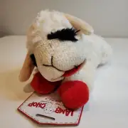 Multipet Plush Dog Toy, Lambchop, 10", White/Tan