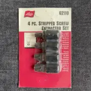 LISLE 62110 - 4 Piece Stripped Screw Extractor Set