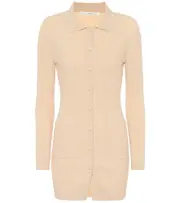 [Live The Process] Live The Process Ribbed-knit cardigan AU 8 beige
