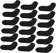 18pcs Ski Board Mat Snowboard Boot Cushion Snowboard Boots Pad Heel Lift Blisters Ice Skating Heel Pads Black Neoprene Foam