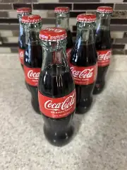NEW COCA COLA BOTTLES 6-PACK 8 oz bottles