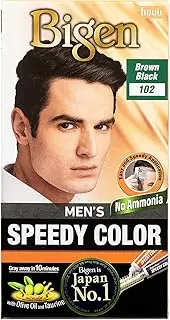 Bigen Men's Speedy Color, Brown Black 102, 80g