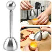 Stainless Steel Boiled Egg Opener Topper Shell Top Cutter Knocker Kitchen Tool