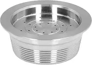Reusable Coffee Capsule Cup, Refillable Capsule Pod Coffee Filter Stainless Steel Capsule Replacement Compatible with LAVAZZa MIO