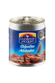 CHILES CHIPOTLES ADOBADOS CLEMENTE JACQUES 220G.