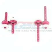 GPM Racing Alum Front+Rear Magnetic Body Posts Red : Enduro Sendero
