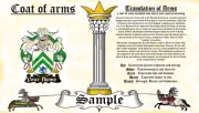 Junta-Junttijay COAT OF ARMS HERALDRY BLAZONRY PRINT