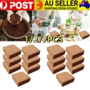 1/3/7X Compressed Coconut Coir Bricks Starting Mix, Coco Coir Fiber Coconut Husk