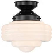 Black Contemporary Lighting Toorak Glassware Lights DIY Art Deco Detroit Batten Fix Inspirations