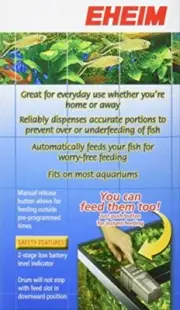 Eheim Everyday Fish Feeder Programmable Automatic Food Dispenser