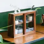 日式餐櫃純實木廚房收納櫃碗盤櫃調料櫃小型餐櫃餐桌上整理收納櫃