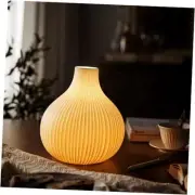 8.7" Artistic Ceramic Vase Lamp, Modern Bedside Lamp, Modern Table Lamps Eos