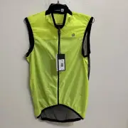 Assos Mille GT Wind Vest C2 - Men's Size Medium - Optic Yellow- New with tags