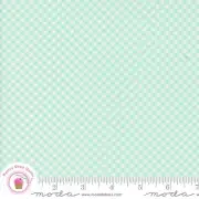 Moda JELLY & JAM 20495 18 Aqua Blue Green gingham Check FIG TREE Quilt Fabric