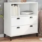 Bookcase Storage Rack Display Cabinet Bookshelf Bedroom Engineered Wood vidaXL