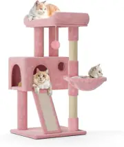 Cat Tree, 36 Inch Cat Tree Tower with Cat Condo, Small Cat Tower with Scratching