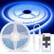 Bright 2835 Waterproof SMD 300 LED Flexible Strip light 12V 5M 16.4ft Blue