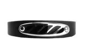 DAVID YURMAN STERLING SILVER GRAPHIC CABLE ONYX LEATHER BRACELET NEW BOX 18B