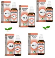 New Life NL-2 Blood Urea & Creatinin Drops 30ml (Pack of 5) Kidney Support