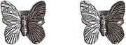 [Binni s Wardrobe] Binnis Warbrobe Toe Rings, Bichua, Bichiya for Women, Girls (German-Silver) - Shape Butterfly, Metal, No Gemstone
