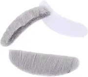 1 Set Halloween Grandpa Simulated Beard Cosplay Prop Costume Eyebrow Party Supplies Cosplay Supply Fake Mustache Stage Cosplay Eyebrow Cinco De Mayo Mustache Fake Beard Movie Props