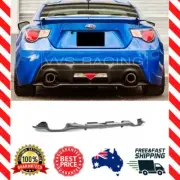 Matte Black Fit FOR SUBARU BRZ Scion FR-S TOYOTA 86 Rear Add-on Bumper Diffuser