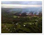 2018 Kilauea Volcano Aerial Of Fissures 17 And 18 Silver Halide Photo