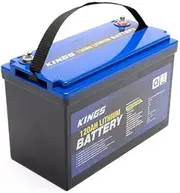 [KINGS] 120Ah Lithium Battery LiFePO4 Quality Integrated BMS 2000+Cycles Prismatic Cells