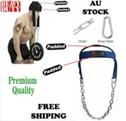 BODYBUILDING WEIGHT LIFTING GYM MMA FITNES HEAD NECK HARNESS BAR STRAP