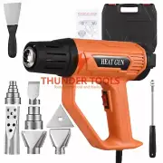 2000W Heat Gun Kit Industrial Hot Air Gun Fast Heating Temperature-Controlled