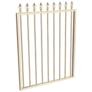 ProtectorAl 975 W x 1200mm H Primrose Aluminium Spear Top Pool Gate