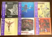 Nirvana 6 Albums Bundle Japan Limited OBI NEW Nevermind, Bleach, In Utero