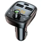 Bluetooth 5.3 FM Transmitter Car Adapter, Wireless Radio MP3 Player Stereo Mu...