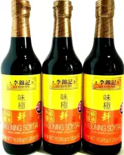 Lee Kum Kee Seasoning Soy Sauce 16.9 oz ( Pack of 3 )