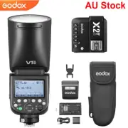 Godox V1Pro-C TTL HSS Round Head Flash + X2T-C Trigger For Canon Camera
