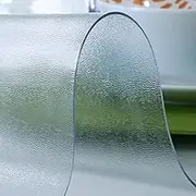 Office Chair Mat,2mm Thick Transparent Non Slip PVC Floor Protection Mat,Multi-Purpose Large Clear Desk Chair Mat for Hard Floor(Frosted,W12xH84in)