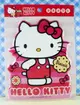 【震撼精品百貨】Hello Kitty 凱蒂貓 KITTY立體海綿貼紙-紅餅乾 震撼日式精品百貨