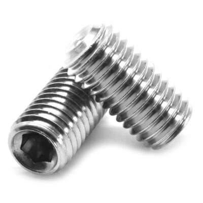 1/2"-13 x 1" Coarse Thread Socket Set Screw Cup Pt Stainless Steel 18-8