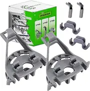 2 Sets Dishwasher Basket Fixing Bearings with Original Code 00428344 428344 for Bosch for Gorenje for Siemens - Complete Set with 8 Spare Parts - 5 Year Warranty ONIX TECH