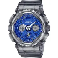 在飛比找蝦皮商城優惠-CASIO 卡西歐 G-SHOCK 冰藍 半透明雙顯手錶 G