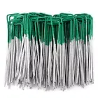 Synthetic Artificial Grass Pins Fake Lawn Turf Weedmat U Pegs Plants